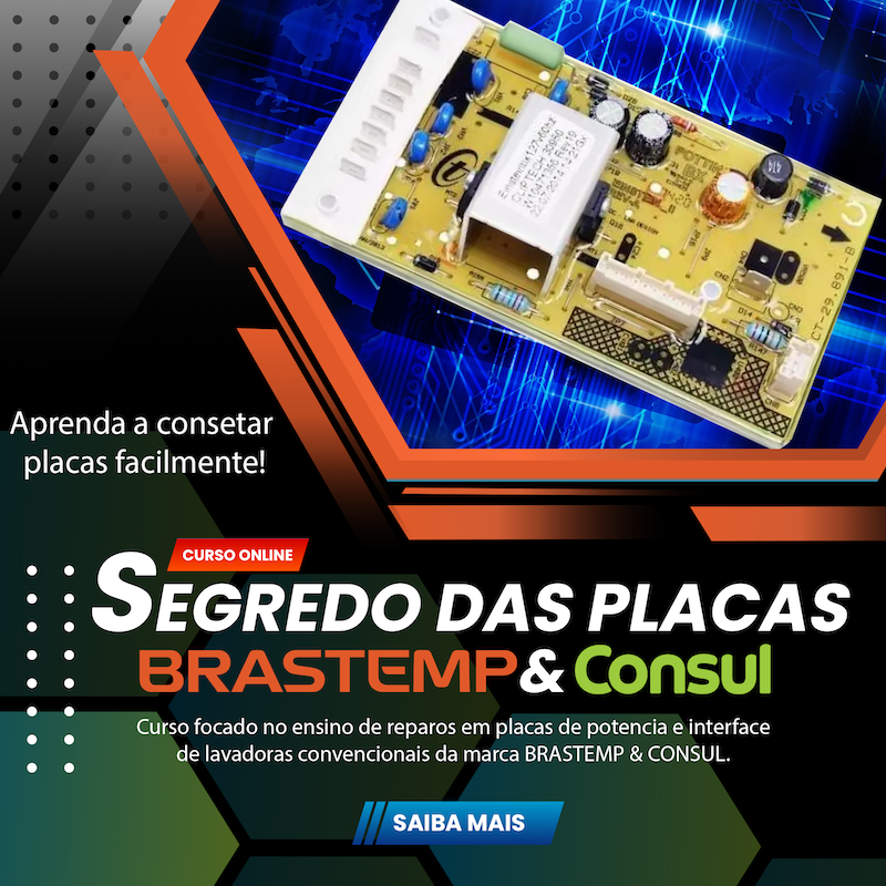 Segredo das placas-Brastemp e Consul curso de conserto de placas