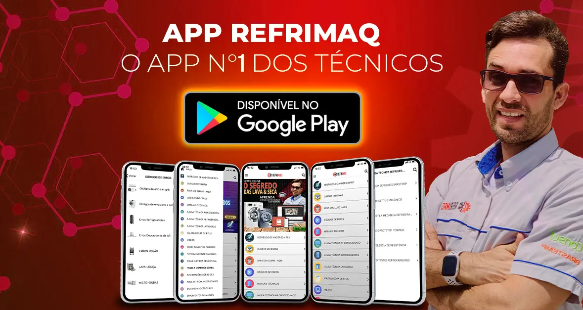 banner para baixar o aplicativo da refrimaq